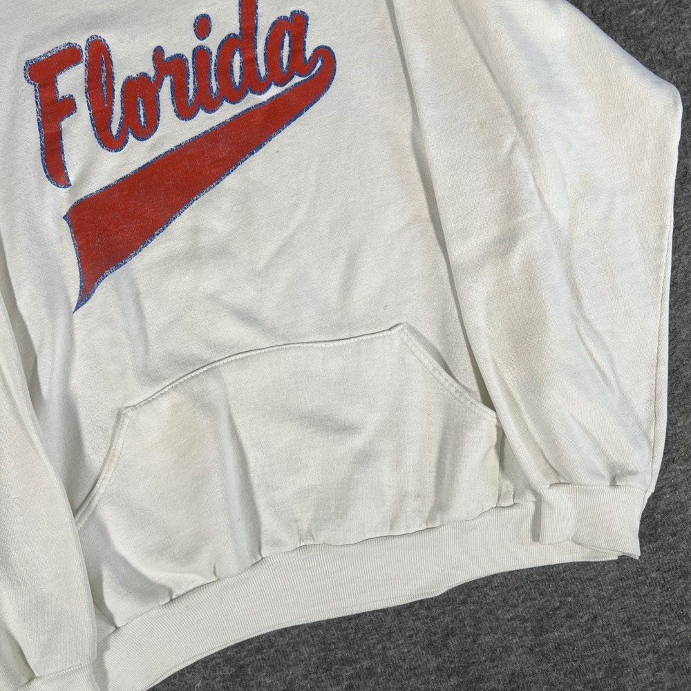 Vintage 70s Russell Athletic Florida Hoodie Gold Tag … - Gem